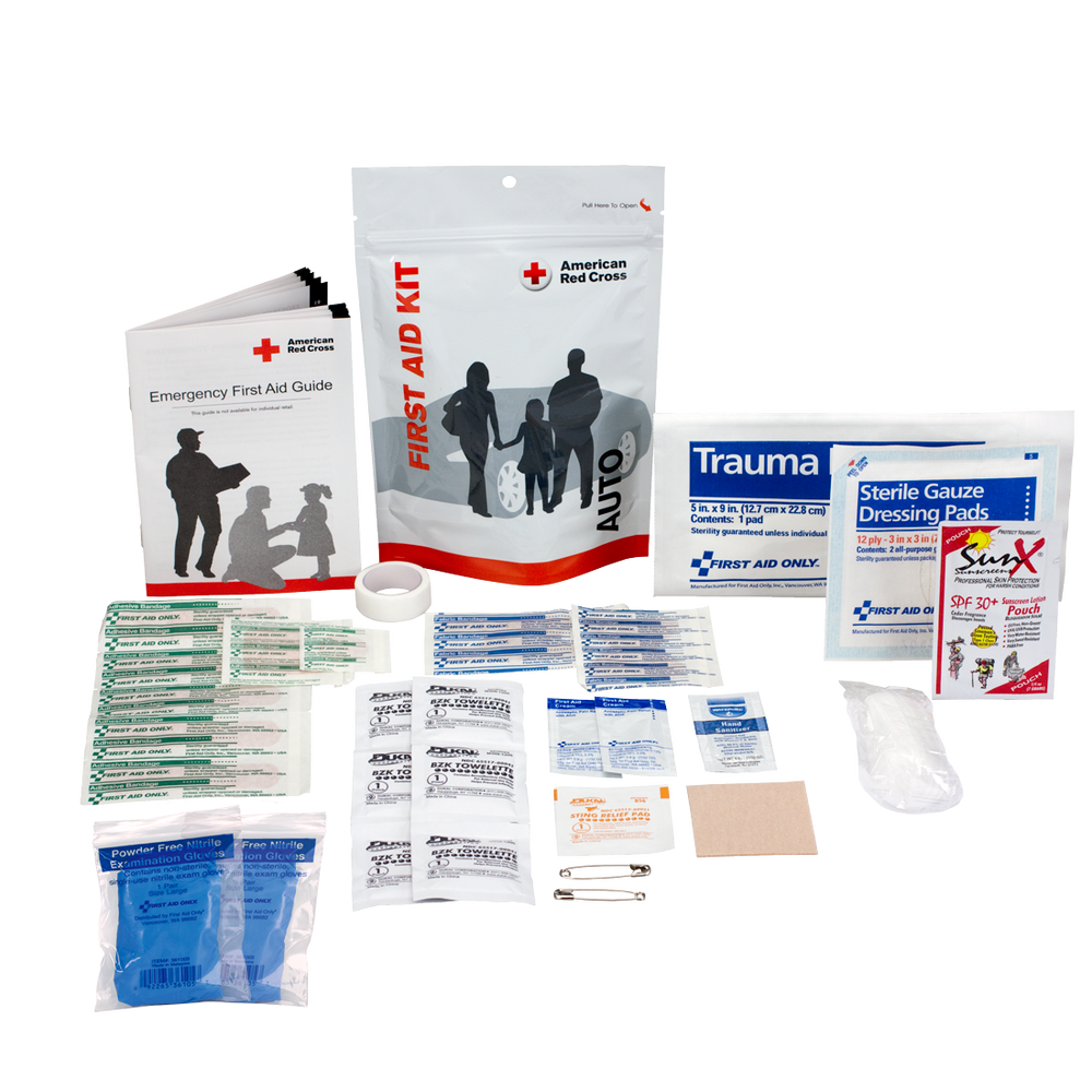 Auto First Aid Zip Kit