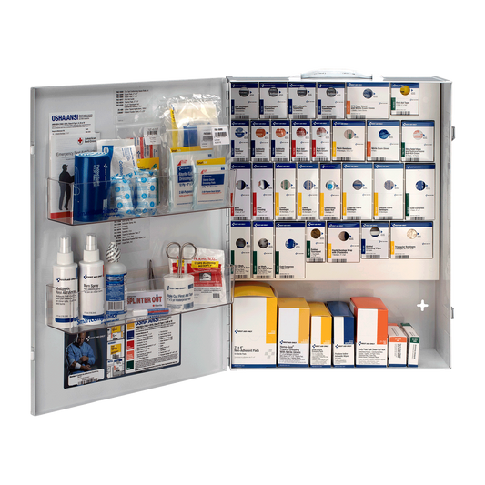 150 Person XL Metal SmartCompliance First Aid Cabinet without Medications