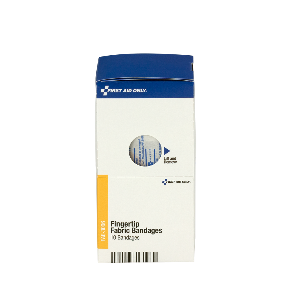 SmartCompliance Refill Fabric Fingertip Bandages, 10/box