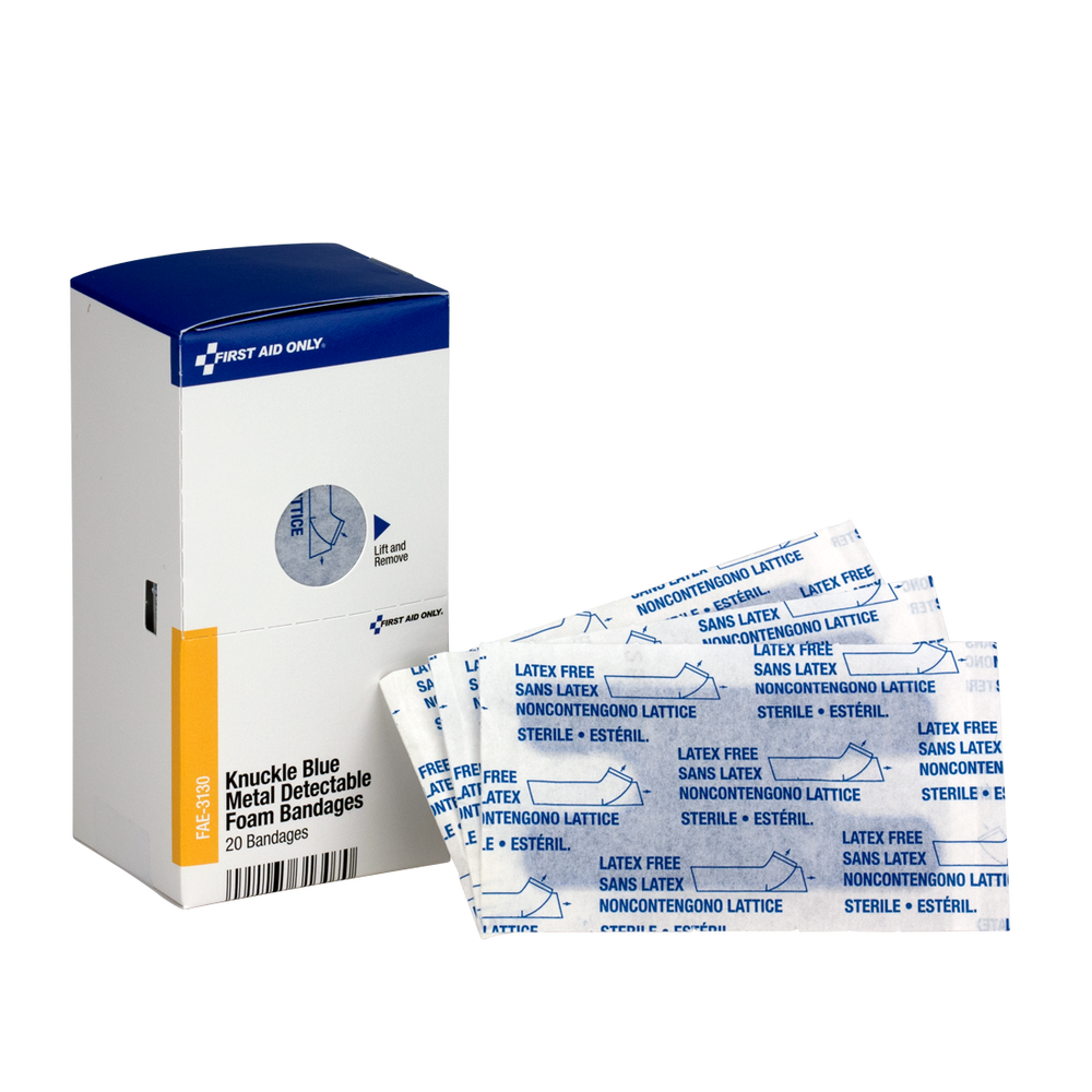 Knuckle Metal Detectable Bandage, Foam