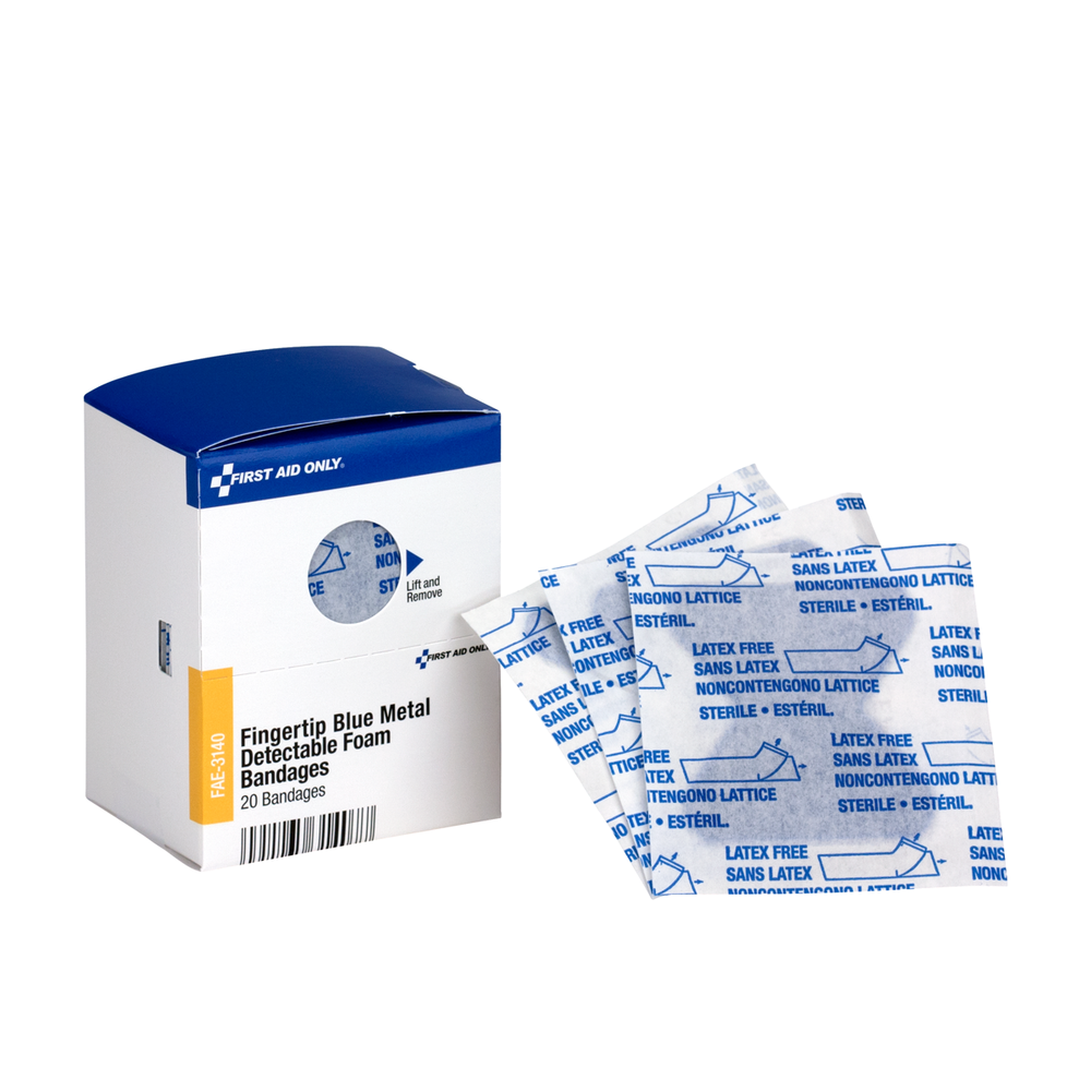 Fingertip Metal Detectable Bandage, Foam