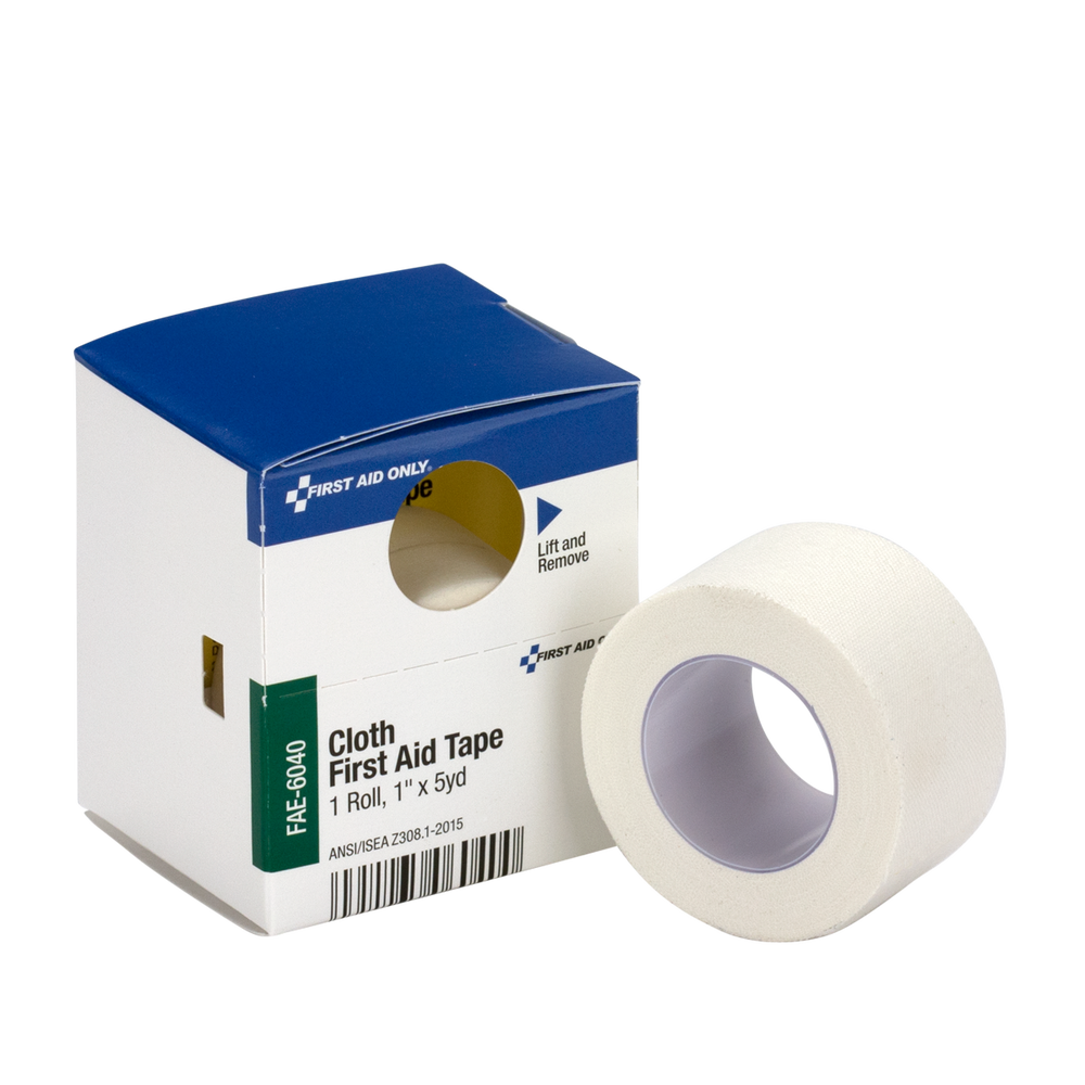 Cloth First Aid Tape, 1 in. x 5 yd. Roll