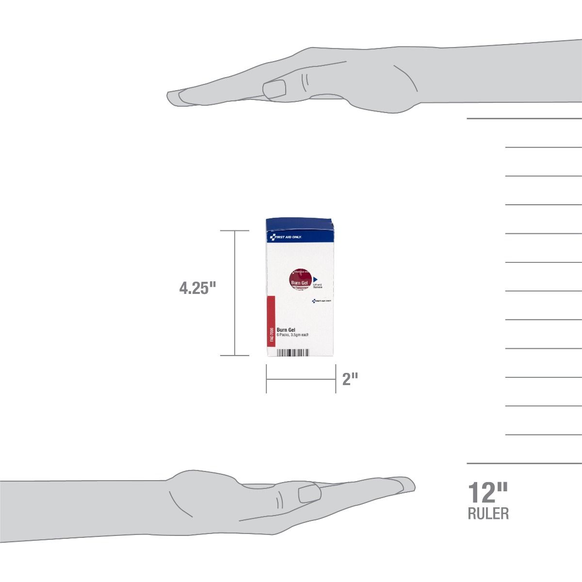 Refill Burn Gel, 6 per Box